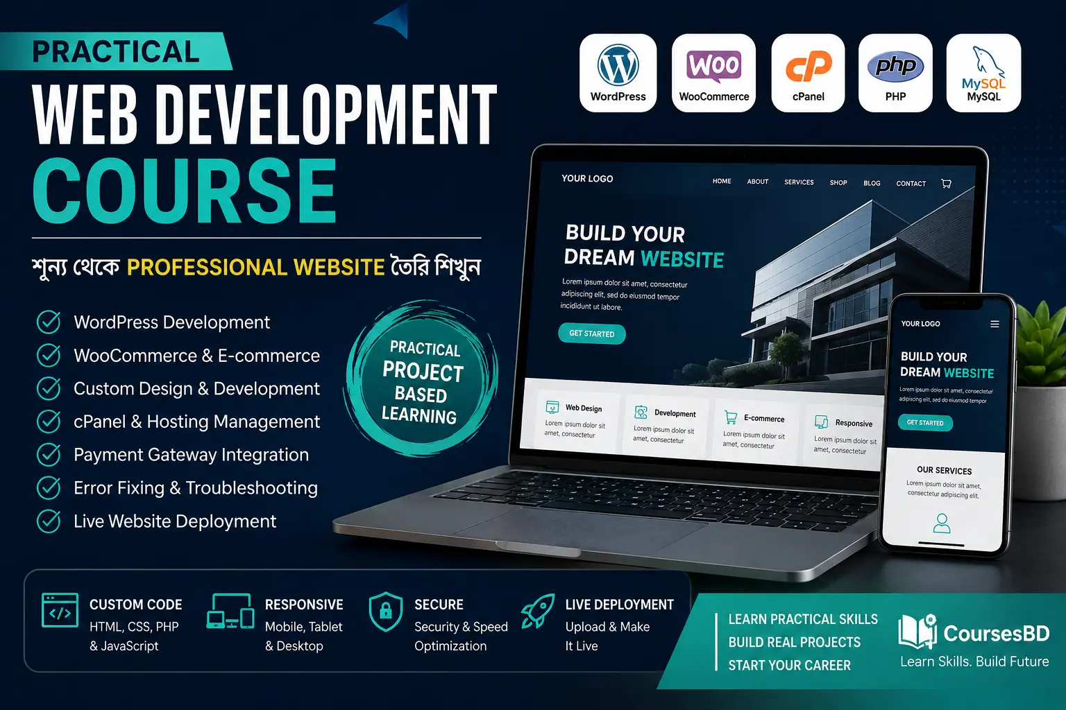 Practical Web Development Course Bangla - CoursesBD